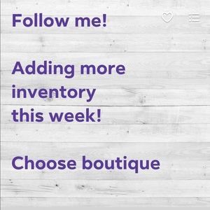 Adding more inventory this week.